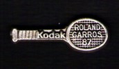 PIN´S ROLAND GARROS 1987  KODAK - Tennis