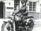 (255)  Police On Motorcycle - Policier Sur Moto (repro) - Polizei - Gendarmerie