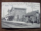 CPA.       BUGGENHOUT.   La Gare.    1906.      (animée)  . - Buggenhout