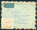 JAPAN. Covers Send To Denmark By AIR MAIL 24.11.1951, From M/s Panama - Luchtpost