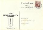 Motiv Karte  "Eredi Mariotta, Tessuti, Locarno"            1944 - Lettres & Documents