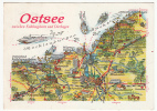 GERMANY - Rostock, Ostsee, Year 1990, Map - Rostock