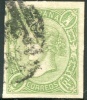 Edifil 72, 1 Real Verde Sin Dentar De 1865 En Usado - Oblitérés