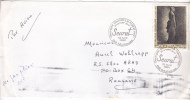 COVER SENT PAR AVION, METER MARK ON COVER, STAMPS, 1991, FRANCE - Brieven En Documenten