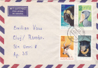 BEAR, OURS, BISON, PELICAN, GOAT, 1972, STAMPS ON COVER, GERMANY - Ours