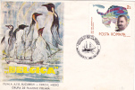 E. RACOVITA, POLAR EXPLORER, BELGICA EXPEDITION, SPECIAL COVER, 1997, OBLITERATION CONCORDANTE, ROMANIA - Explorateurs