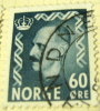 Norway 1950 King Haakon VII 60ore - Used - Usados