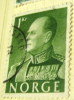 Norway 1958 King Olav V 1kr - Used - Used Stamps