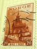 Norway 1938 Stave Church Borgund 20ore - Used - Used Stamps