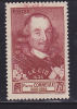 FRANCE  N° 335 75C BRUN CARMINE TRICENTENAIRE DE LA TRAGEDIE LE CID POINTS PARASITES NEUF SANS CHARNIERE - Unused Stamps