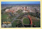 Aerial View Of Adelaide With Oval, River Torrens And City Centre, SA - Australian Souvenirs Adel 12 Unused - Adelaide