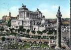 1957 ROMA FORO DI TRAIANO E ALTARE DELLA PATRIA FG V 2 SCAN DIFETTI - Altare Della Patria