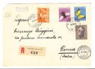 TZ215 - SVIZZERA ,  FRONTESPIZIO Di Raccomandata Da Schmiedrued 11/12/50 - Storia Postale