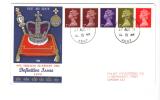 TZ226 - GRAN BRETAGNA Machin , Striscia Su FDC 27/8/69 - 1952-1971 Dezimalausgaben (Vorläufer)