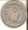 MONEDA DE PLATA DE LA REP. DOMINICANA DE 25 CENTAVOS DEL AÑO 1937  (COIN) SILVER,ARGENT. - Dominicaanse Republiek