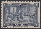 NORWAY 1914 - 20 öre Constitution (NK No 116) MLH - Neufs