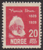 NORWAY 1928 - 20 öre Henrik Ibsen (NK No 161) MNH - Nuovi