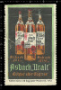 Old Original German Poster Stamp (advertising Cinderella,reklamemarke) Asbach Uralt - Cognac - Other & Unclassified