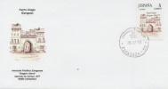 SPAIN. COVER CINEGIA DOOR. ZARAGOZA. "TU SELLO". CUSTOM STAMP - Brieven En Documenten