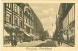 Gelsenkirchen, Bahnhofstrasse Mit Waffengeschäft Fehlenberg Und Schuh-Bazar, Um 1920/30 - Gelsenkirchen