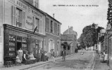 YERRES   SEINE Et OISE   La Rue De La Grange  Au Repos De La Montagne Maison GRATTIER Epicerie Mercerie - Yerres