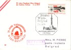 POSTE AERIENNE- VOL - WIEN-BELGRAD  7-4-1979. - Otros & Sin Clasificación