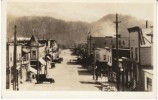 Cordova AK Alaska, Main Street Scene, Autos, C1920s Vintage Real Photo Postcard - Otros & Sin Clasificación