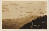 Sitka AK Alaska, View Of Town Harbor With Islands, C1910s Vintage Real Photo Postcard - Sitka