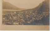 Juneau AK Alaska, View Of Town On Hill, C1910s Vintage Real Photo Postcard - Juneau