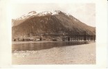 Juneau AK Alaska, Douglas Bridge (now Juneau-Douglas Bridge) C1930s Vintage Real Photo Postcard - Juneau