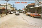 Sitka AK Alaska, Main Street Scene, Autos Ben Franklin Store, C1970s Vintage Postcard - Sitka