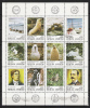 M851.-.ARGENTINA .-. 1986 .-. MI # : 1798-1809  .-. USED SHEET .-. ARGENTINIEN ANTARTIC  .-. FAUNA, EXPLORERS...FOLDED - Used Stamps