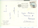 BELGIO, UNICEF, TIMBRO TARGHETTA  BRUXELLES 1967, - UNICEF