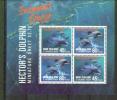 New Zealand. Hector's Dolphin. MNH Sheet Of 4. SCV = 5.75 - Dolphins