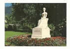 Cp, Sculptures, Monumento All'Imperatrice D'Austria Sulla Passeggiata Estiva Di Merano - Sculptures