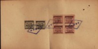 CHINA CHINE X.8.21 JIANGSU SUZHOU   REVENUE STAMP DOCUMENT - Autres & Non Classés