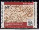 India MNH 1989, India 89, 60p D.L.O Cancellation, Postal History, Philatelic Exhibtion - Neufs