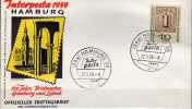 Exposition INTERPOSTA 1959 Bundespost BRD 310a FDC Mit SST 5€ Stamp On Stamp Hamburg #2 Philatelic Expo Cover Of Germany - Brieven En Documenten