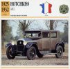 FICHE CARTONNEE DIMENSION 13,7/13,7 CM..HOTCHKISS AM2 .. DESCRIPTIF AU DOS DU SCANNER - Automobili