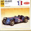 FICHE CARTONNEE DIMENSION 13,7/13,7 CM..DELAHAYE TYPE 145 .. DESCRIPTIF AU DOS DU SCANNER - Automobili