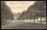 CPA ANCIENNE- FRANCE- JOUY-EN-JOSAS (78)- LA PLACE DE LA FETE BORDÉE DE MARRONNIERS - Jouy En Josas