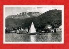 * LUGRIN TOURRONDE-Le Port Et Les Memises-1953(Carte Photo,Bateaux) - Lugrin