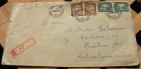 =ROMANIA 1965 R- BRIEFE NACH PRAHA Zug,schife - Lettres & Documents