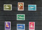 1963 - Natation  Michel No 2153/2159 Et Yv No 1916/1922 MNH - Unused Stamps