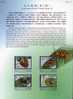 Folder Taiwan 2010 Long-horned Beetles Stamps (I) Beetle Insect Fauna - Unused Stamps