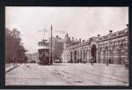 RB 872 - Early Postcard - Tram Outside Midland Railway Station Leicsester Leicestershire - Leicester