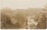 Ausable Chasm NY Rainbow Falls Waterfall, C1900s/10s Vintage Real Photo Postcard - Adirondack