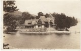 Bolton Landing, Lake George NY New York, Lake George Club, Dock Flags On Lake, 1920s Vintage Real Photo Postcard - Adirondack