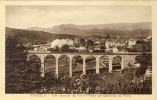 Vouzela  Um Aspecto Da Vila E Ponte Do Caminho De Ferro Train Comboio Railway Bridge  2 Scans  PORTUGAL - Viseu