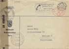 1946 Städtische Polizeidirektion Bern Amtlicher Zensurbrief Nach München Deutschland - Postage Meters